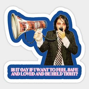 Gerard Way wants to ask a question Sticker